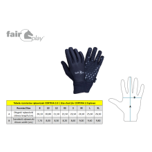 Rękawiczki zimowe dziecięce Cortina 2.0 czarne Fair Play